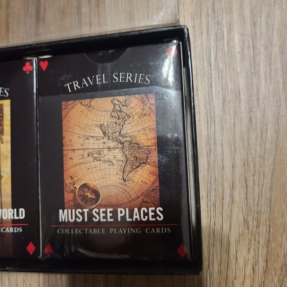 Travel Series Playing Cards 2 Decks Wonders of the World & Must See Places - Picture 4 of 6
